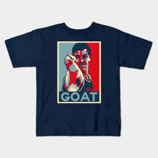 Bill Laimbeer Goat Obama Hope Large Print Kids T-Shirt